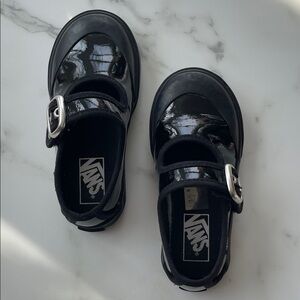 Vans Toddler MaryJanes in black Patent leather